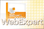 Page d'accueil de WebExpert